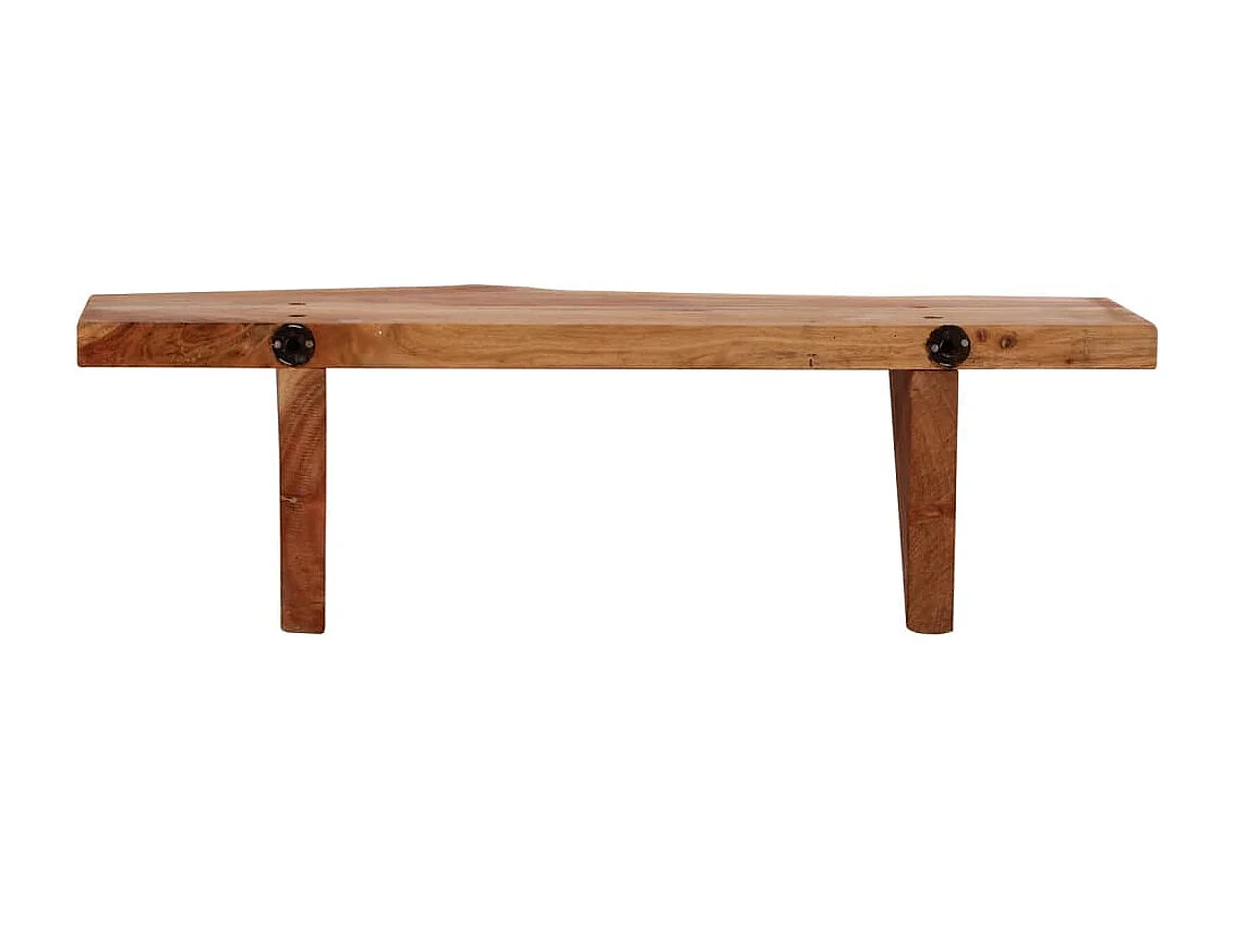 Wandschappen 2 st 60x20x18 cm massief acaciahout