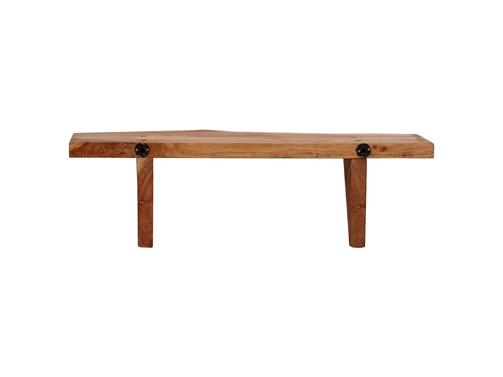 Wandschappen 2 st 60x20x18 cm massief acaciahout
