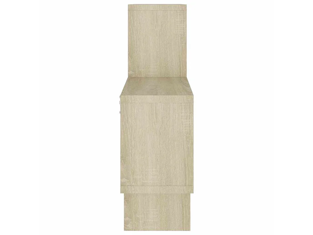 Estante pared forma de coche madera ingeniería roble 82x15x51cm