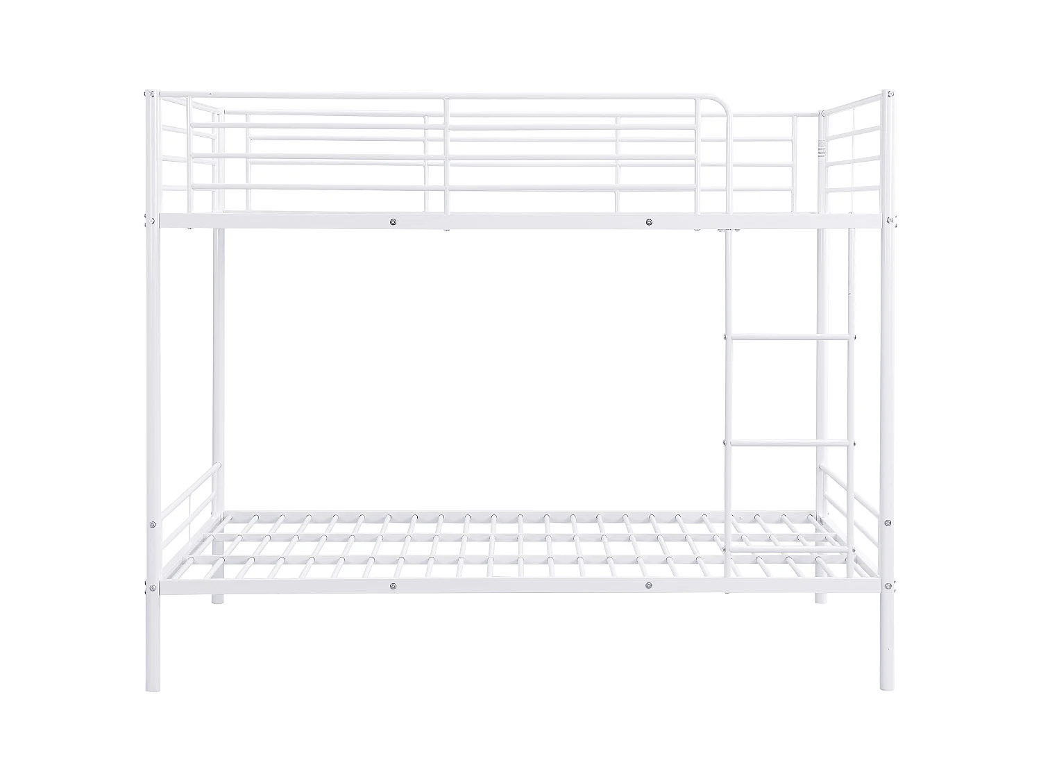 Łóżko piętrowe - 2 x 120 x 190 cm - Biały - DUOTIS II