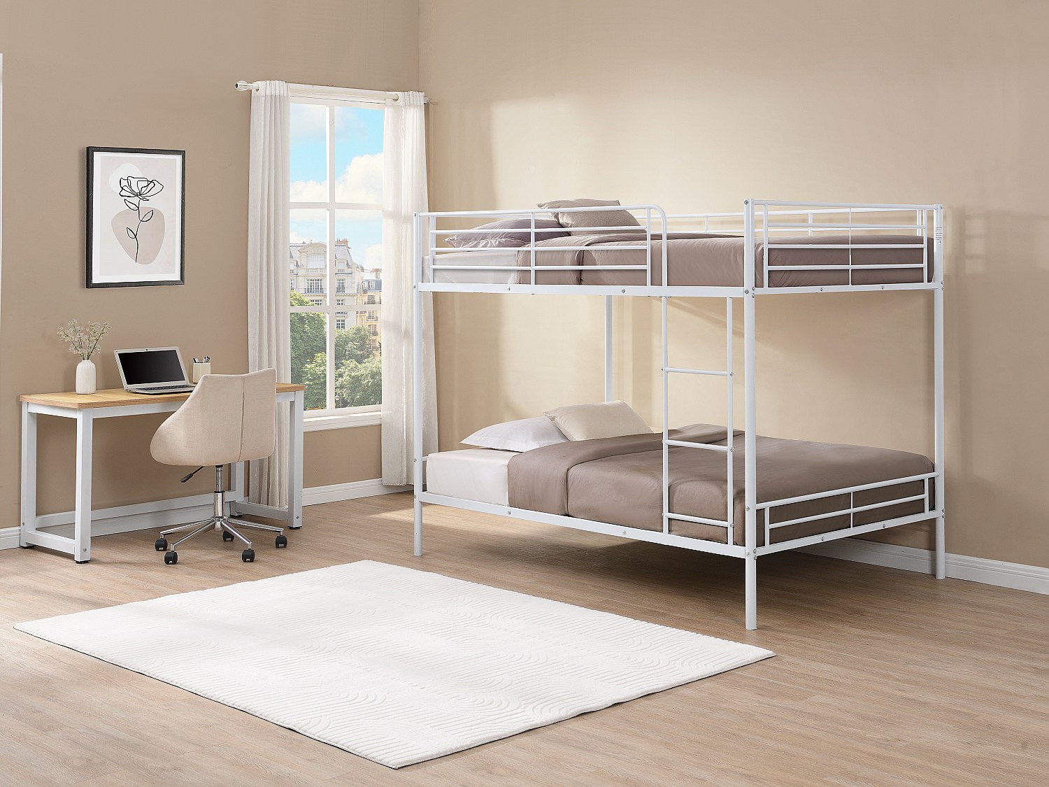 Etagenbett - 2 x 120 x 190 cm - Weiß - DUOTIS II günstig online kaufen