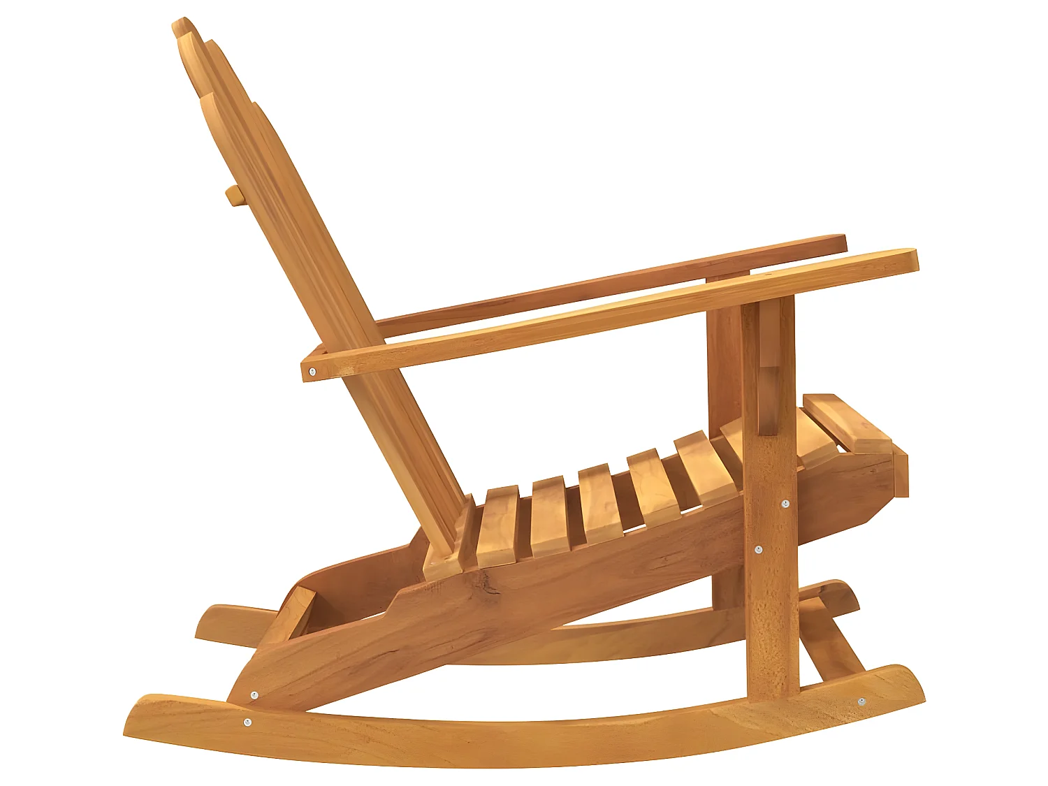 Sedie Dondolo Adirondack Giardino 2pz 79x100x103 Massello Teak