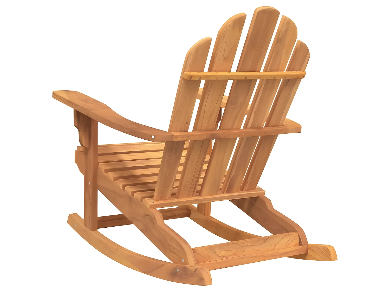 Sedie Dondolo Adirondack Giardino 2pz 79x100x103 Massello Teak
