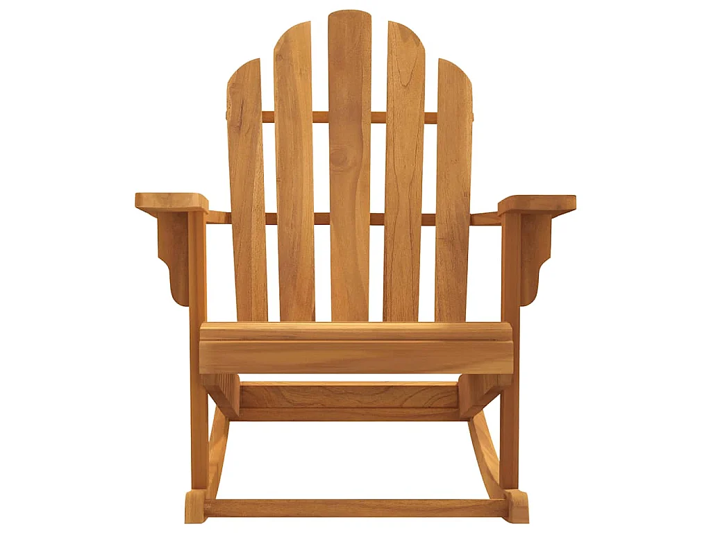 Adirondack-Schaukelstühle 2 Stk. 79x100x103 cm Massivholz Teak