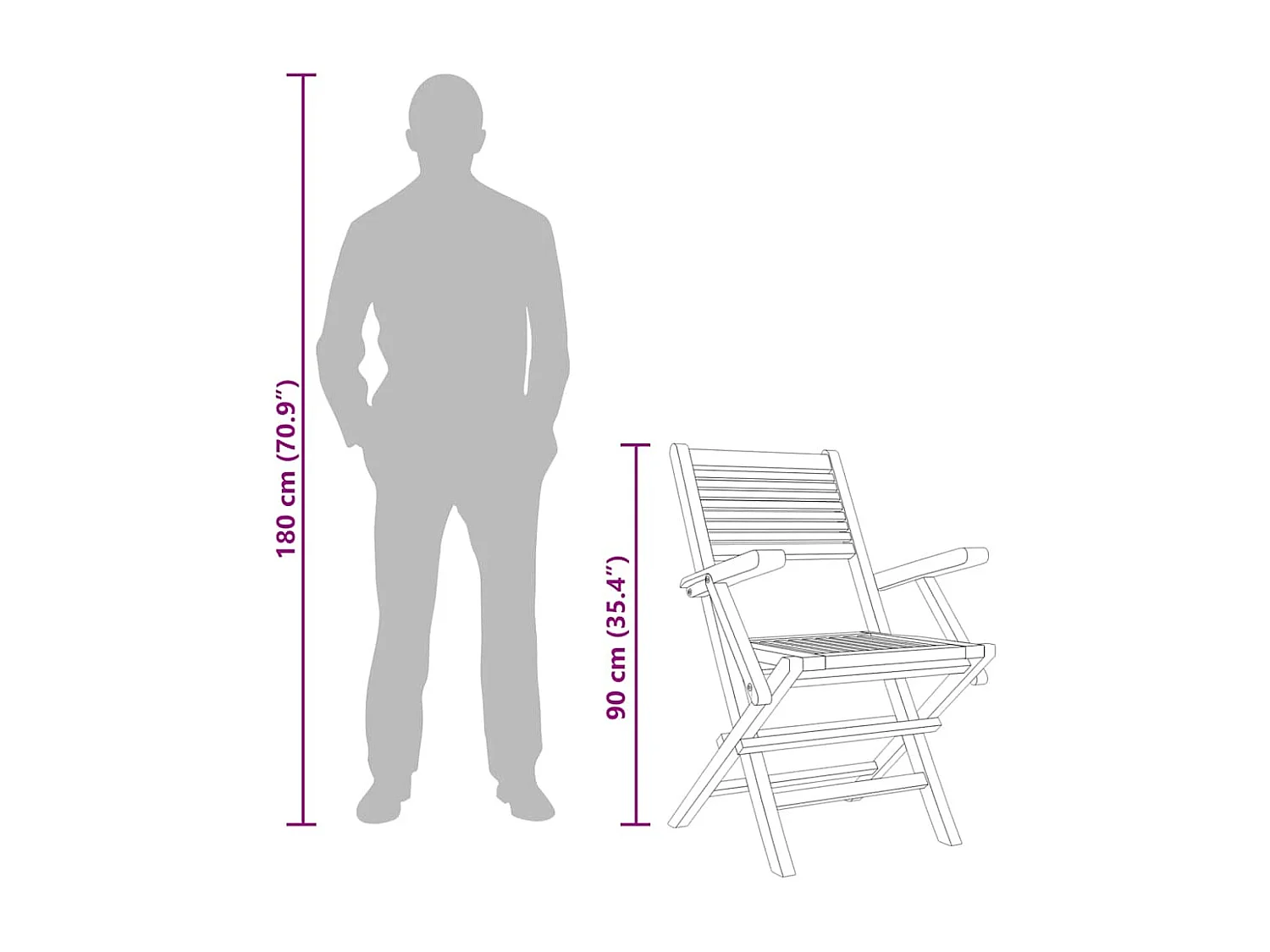 Tuinstoelen inklapbaar 8 st 55x62x90 cm massief teakhout