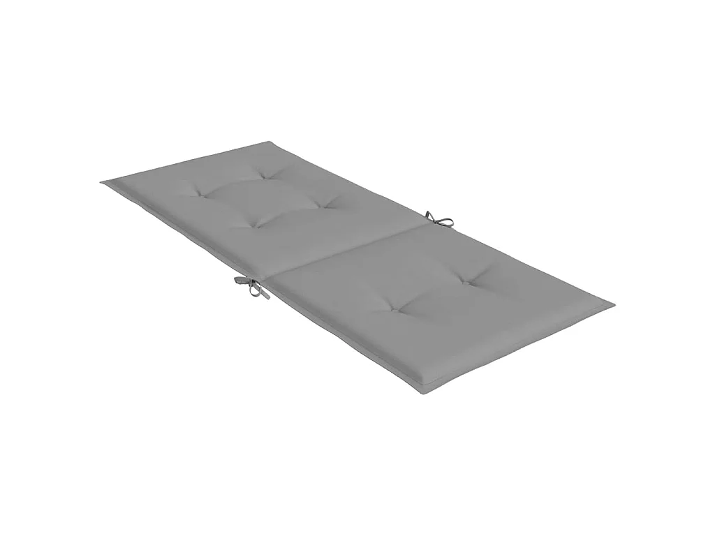 Fauteuils pliants inclinables avec coussins 4 pcs teck massif