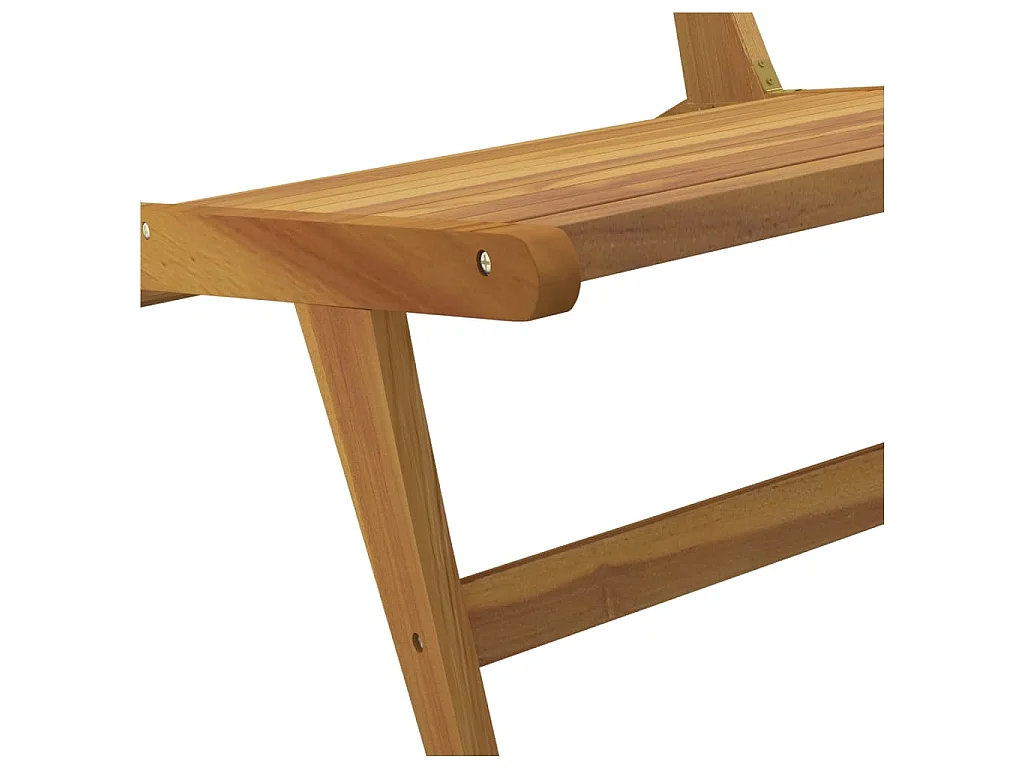 Chaise de jardin Bois de teck solide