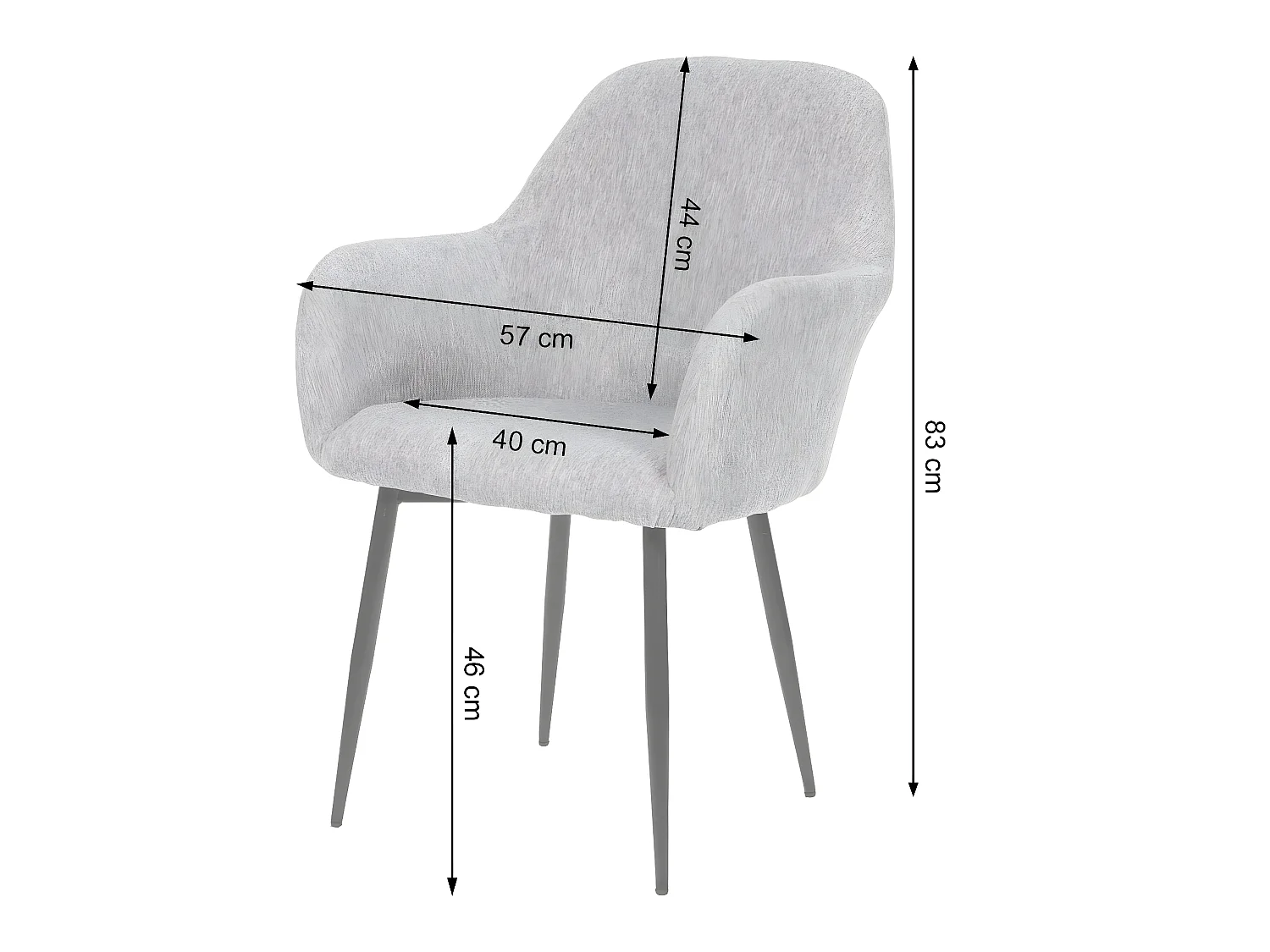 Eetkamerstoel MCW-F18,  fluweel antiek roze, gouden poten