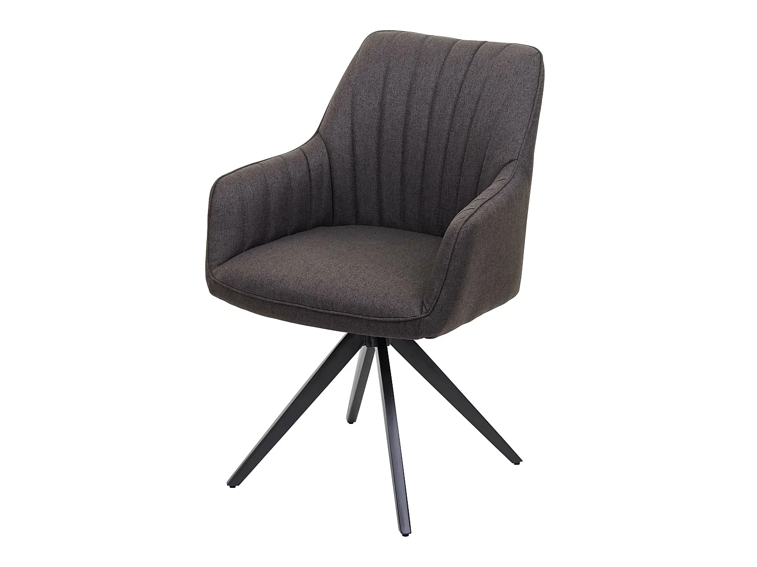 Chaise de salle à manger MCW-H73,  gris-marron