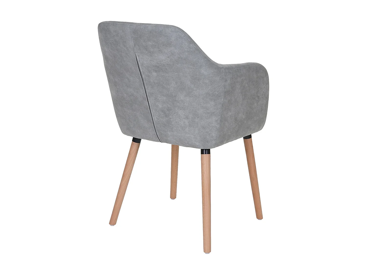 Chaise de salle à manger Vaasa T381,  tissu, vintage gris béton