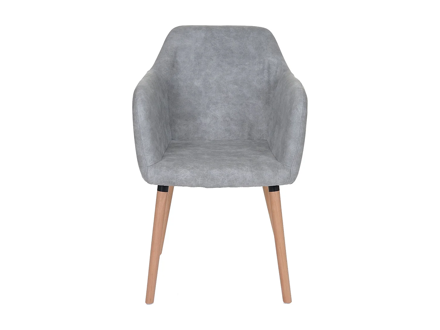 Chaise de salle à manger Vaasa T381,  tissu, vintage gris béton