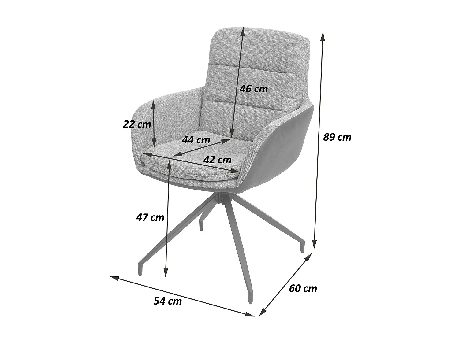 Chaise de salle à manger MCW-K32,  crème-beige