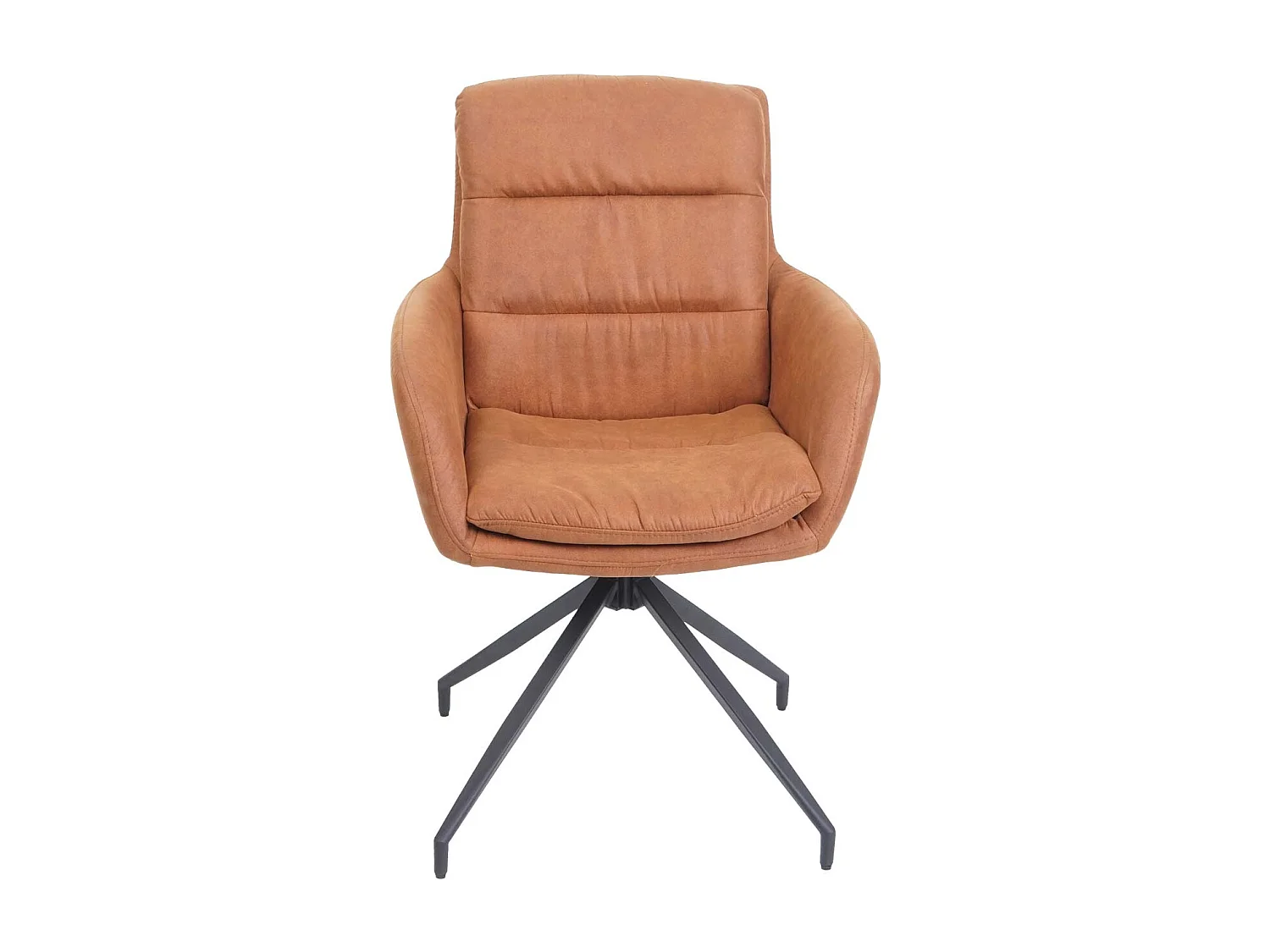 Eetkamerstoel MCW-K32,  suède look bruin