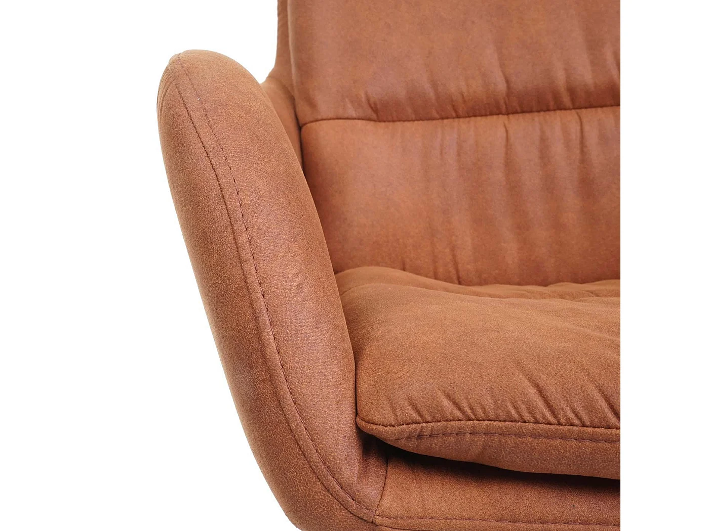 Eetkamerstoel MCW-K32,  suède look bruin