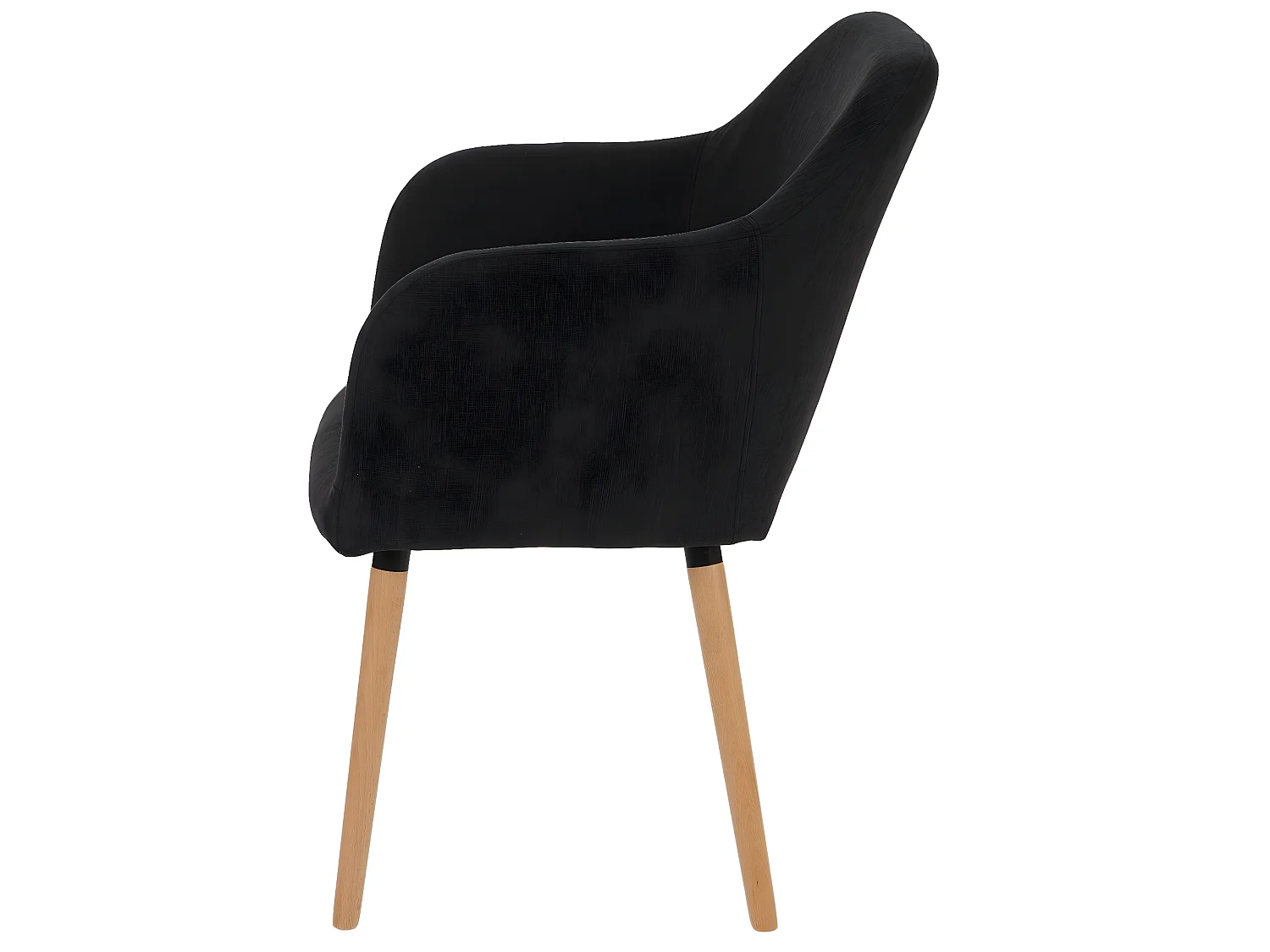 Chaise de salle à manger Vaasa T381,  tissu, gris foncé