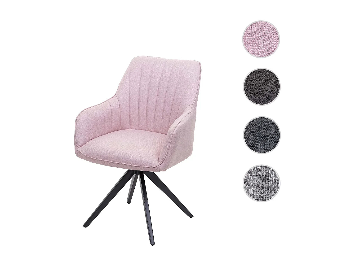 Krzesło do jadalni MCW-H73,  różowy