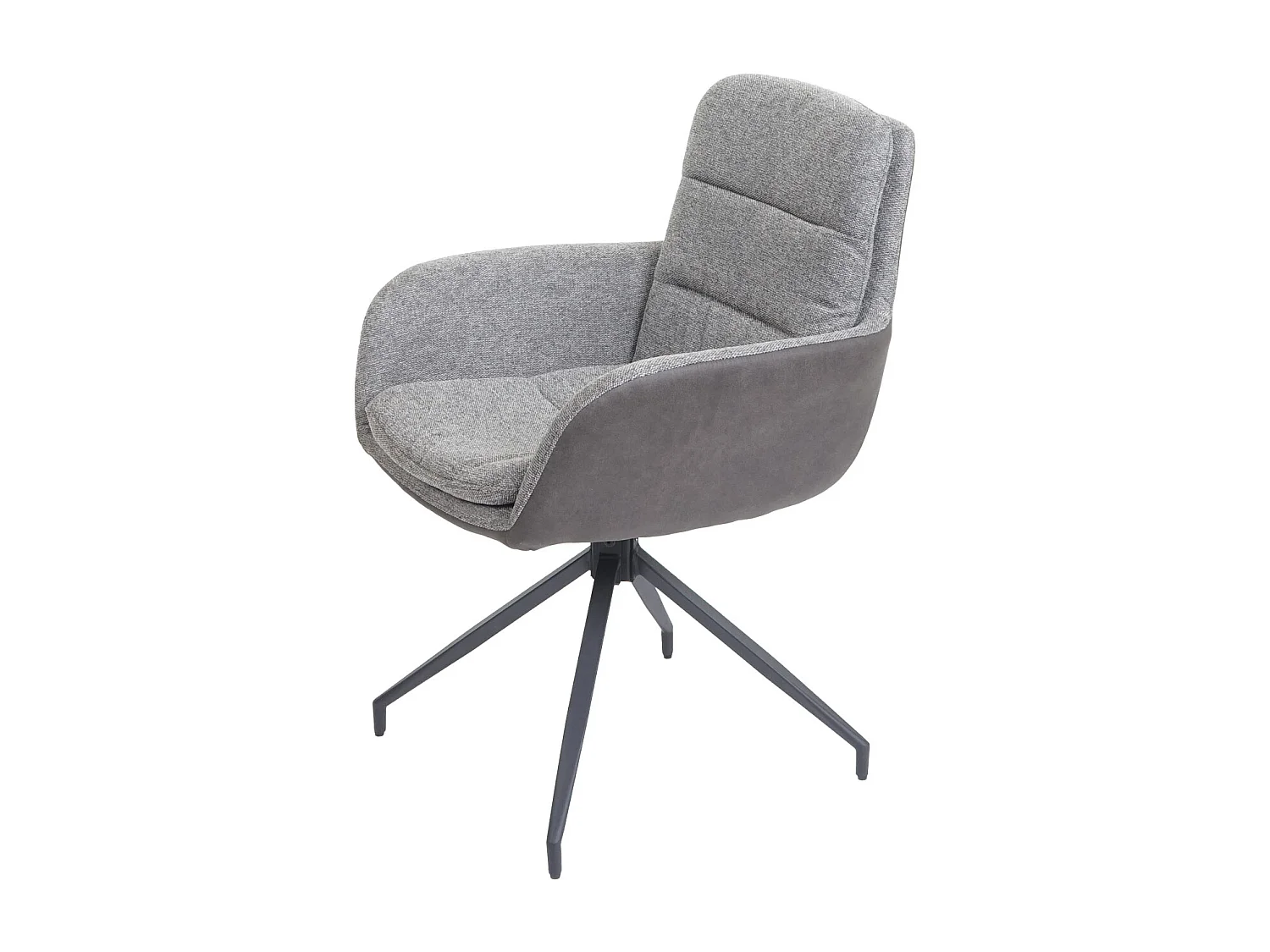 Chaise de salle à manger MCW-K32,  gris-gris foncé