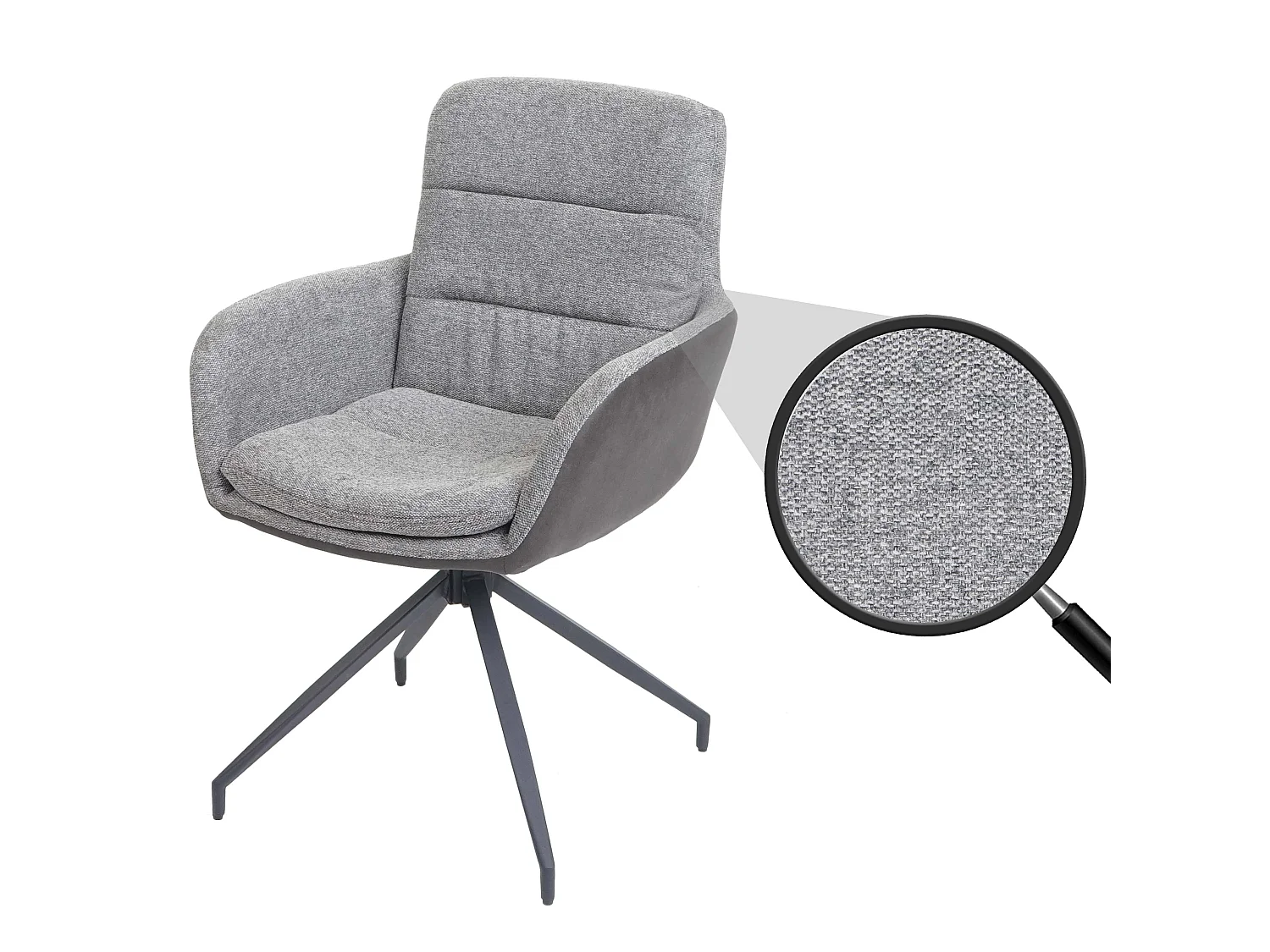 Cadeira de jantar MCW-K32,  cinzento-escuro