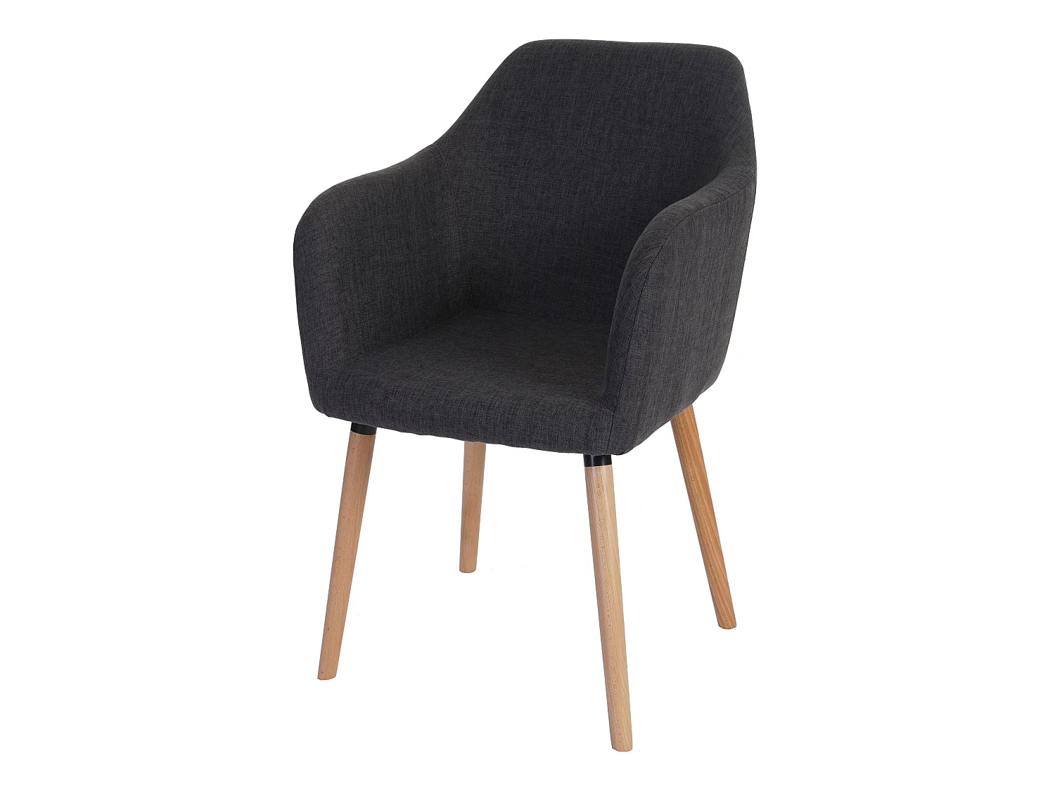 Chaise de salle à manger Vaasa T381,  tissu, gris