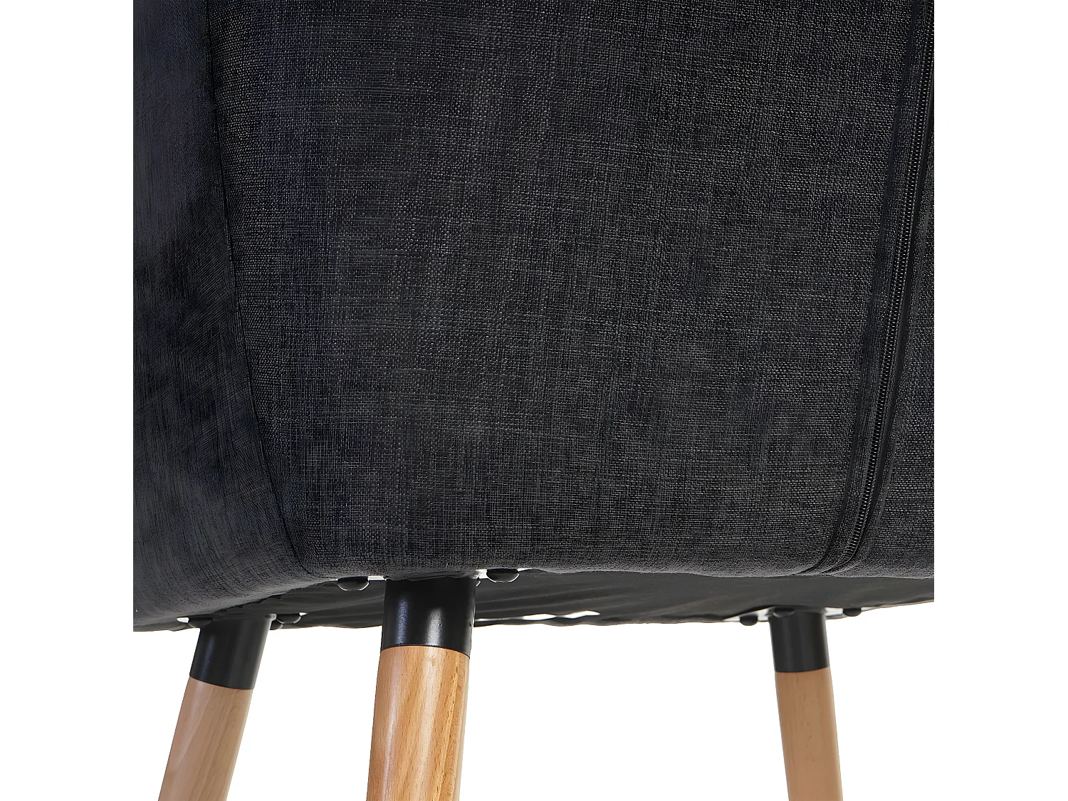 Chaise de salle à manger Vaasa T381,  tissu, gris