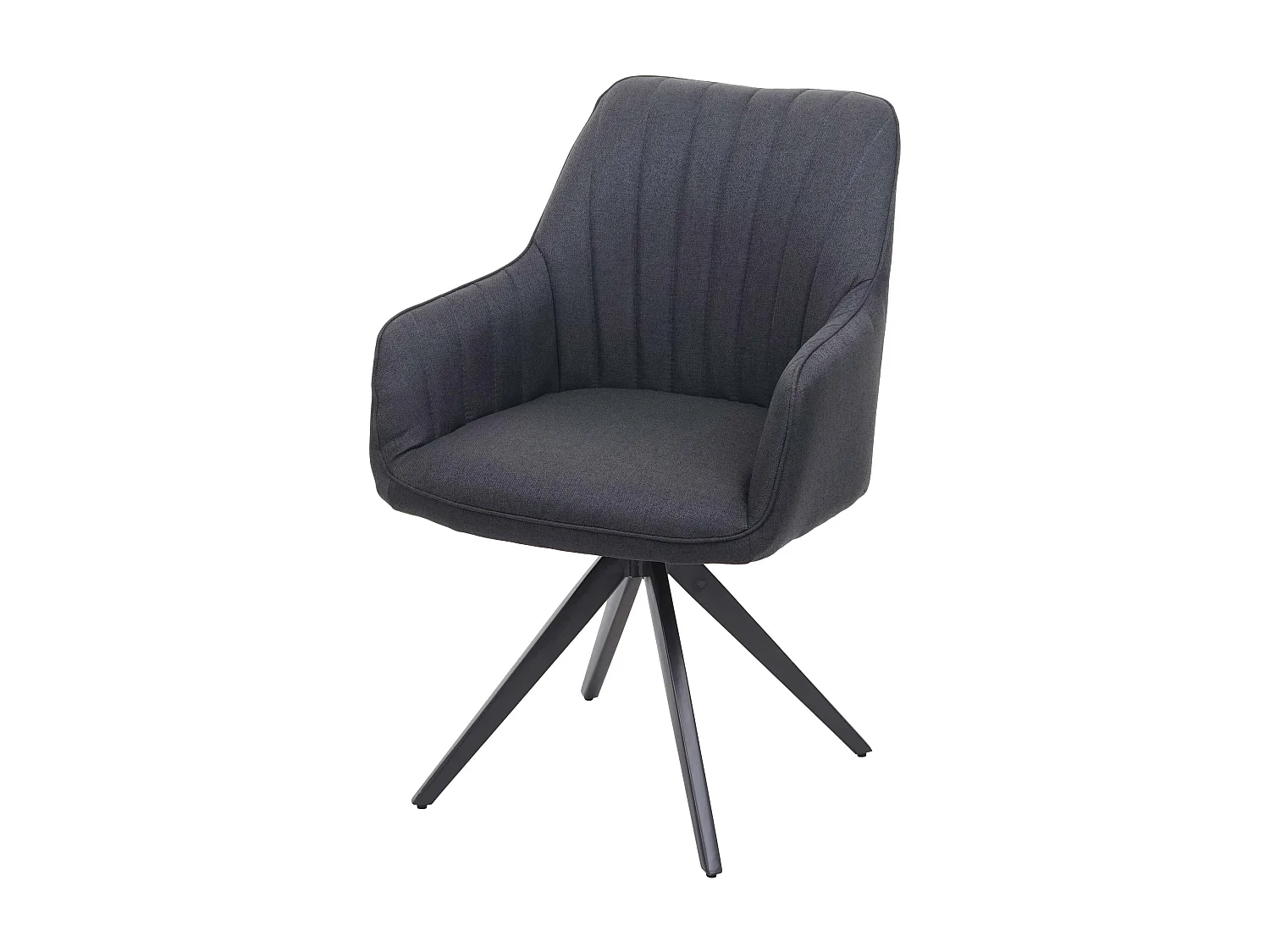 Chaise de salle à manger MCW-H73,  gris foncé