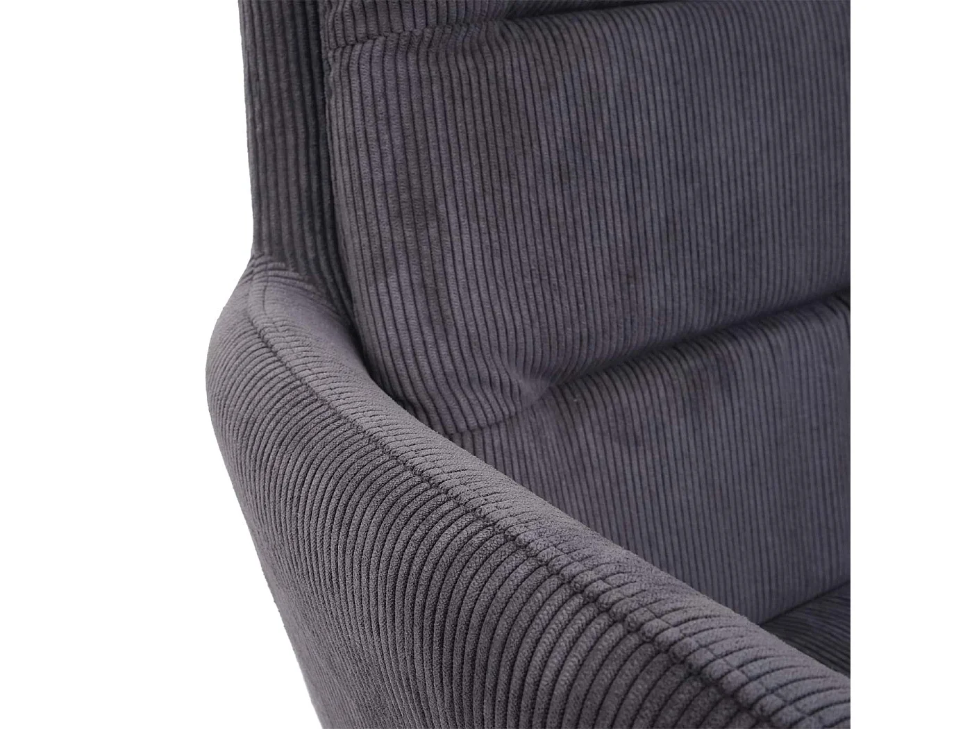 Eetkamerstoel MCW-K32,  Cord grijs