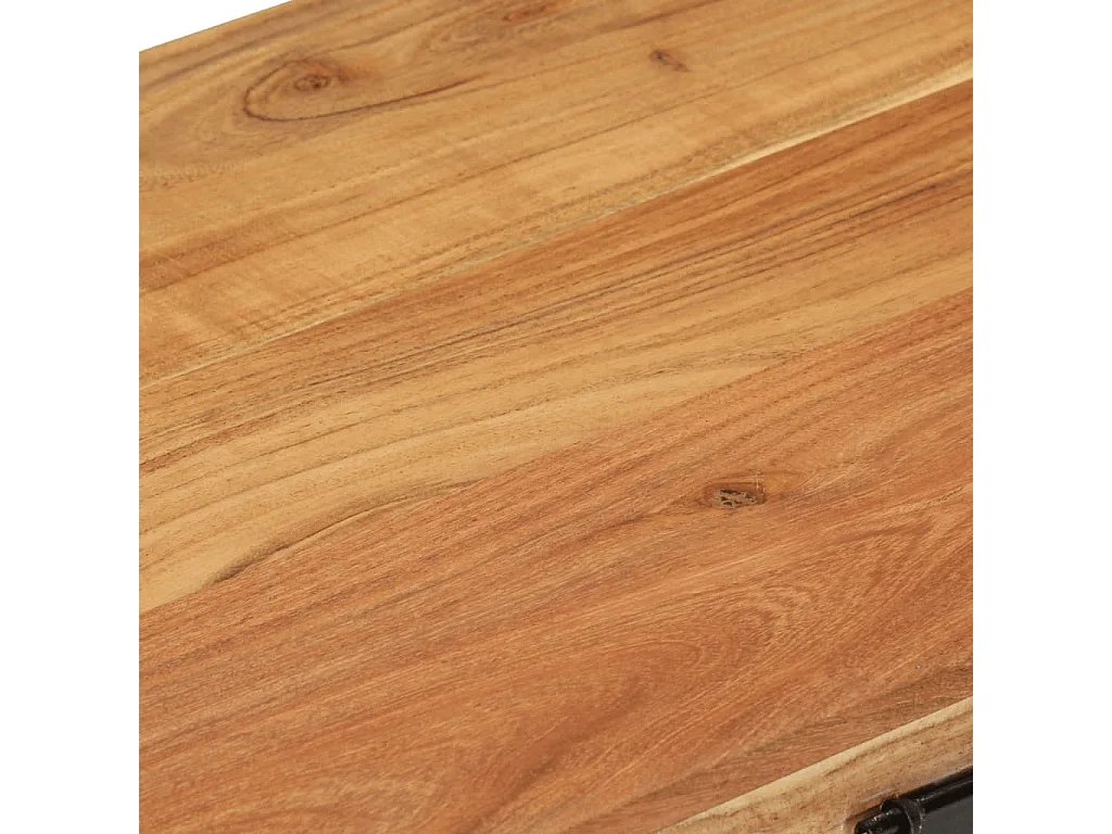 Cofre de almacenamiento de madera de acacia maciza