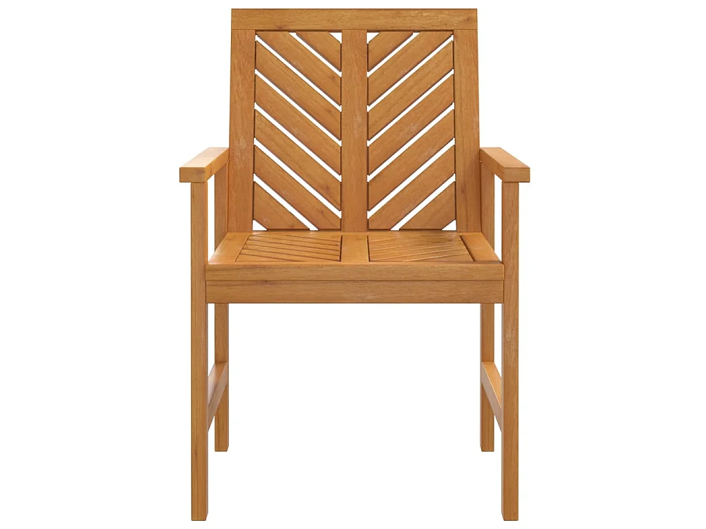 Garten-Essstühle 3 Stk. Massivholz Akazie