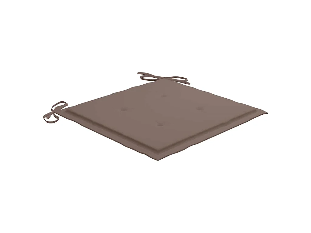 Chaises de jardin lot de 6 avec coussins Bois d'acacia solide