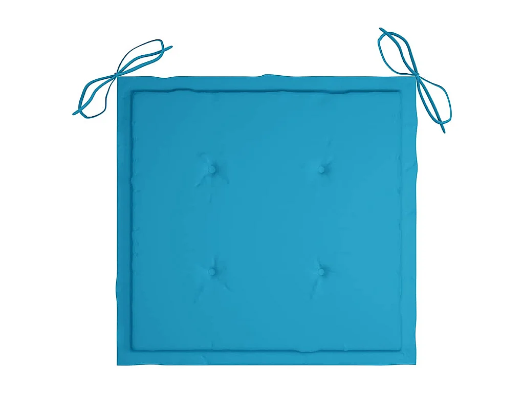 Cadeiras de jardim 6 pcs c/ almofadões madeira de acácia maciça