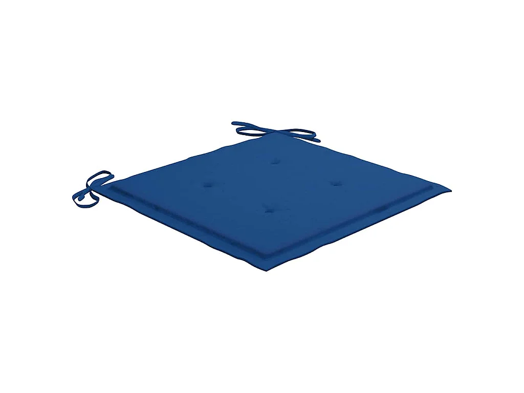 Cadeiras de jardim 6 pcs c/ almofadões madeira de acácia maciça