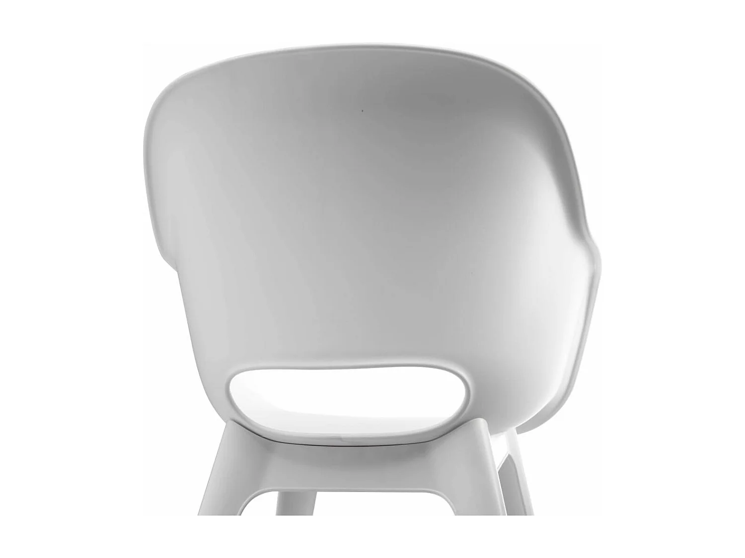 Chaises d'extérieur Akola lot de 2 Blanc