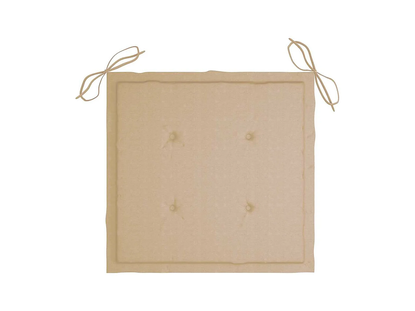 Chaises de jardin lot de 6 avec coussins Bois d'acacia solide