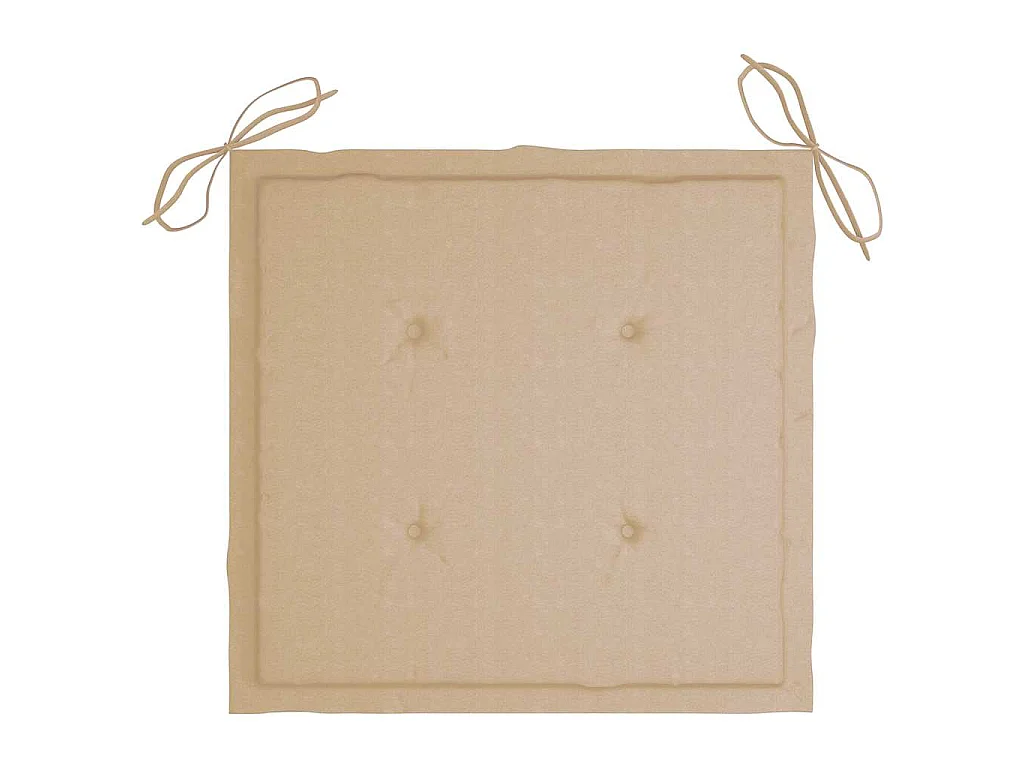 Sedie da Giardino con Cuscini 6 pz in Legno Massello di Acacia