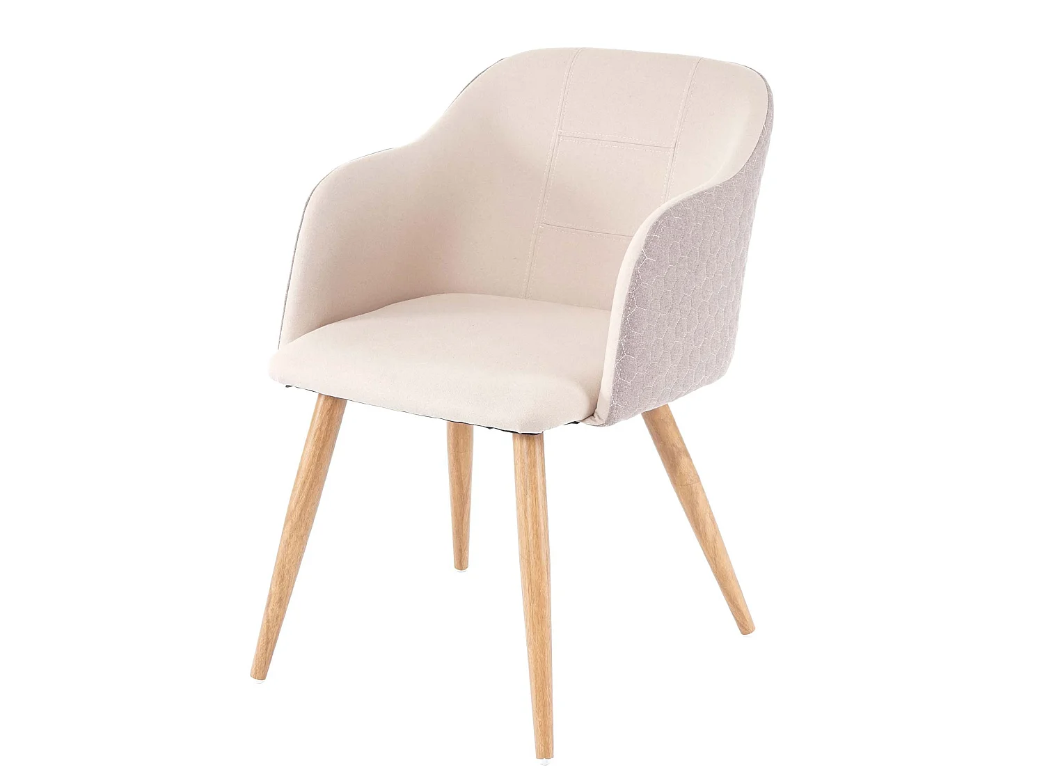 Chaise de salle à manger MCW-D71,  crème-beige