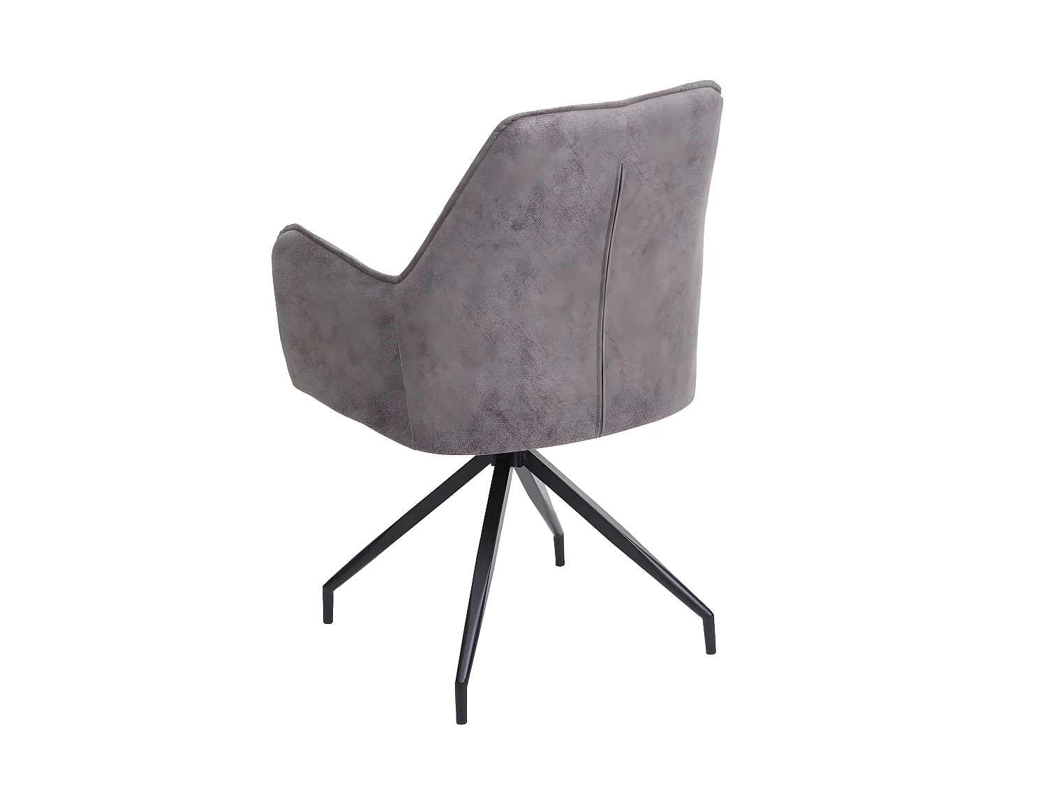 Silla de comedor MCW-K15 (juego de 6),  gris oscuro