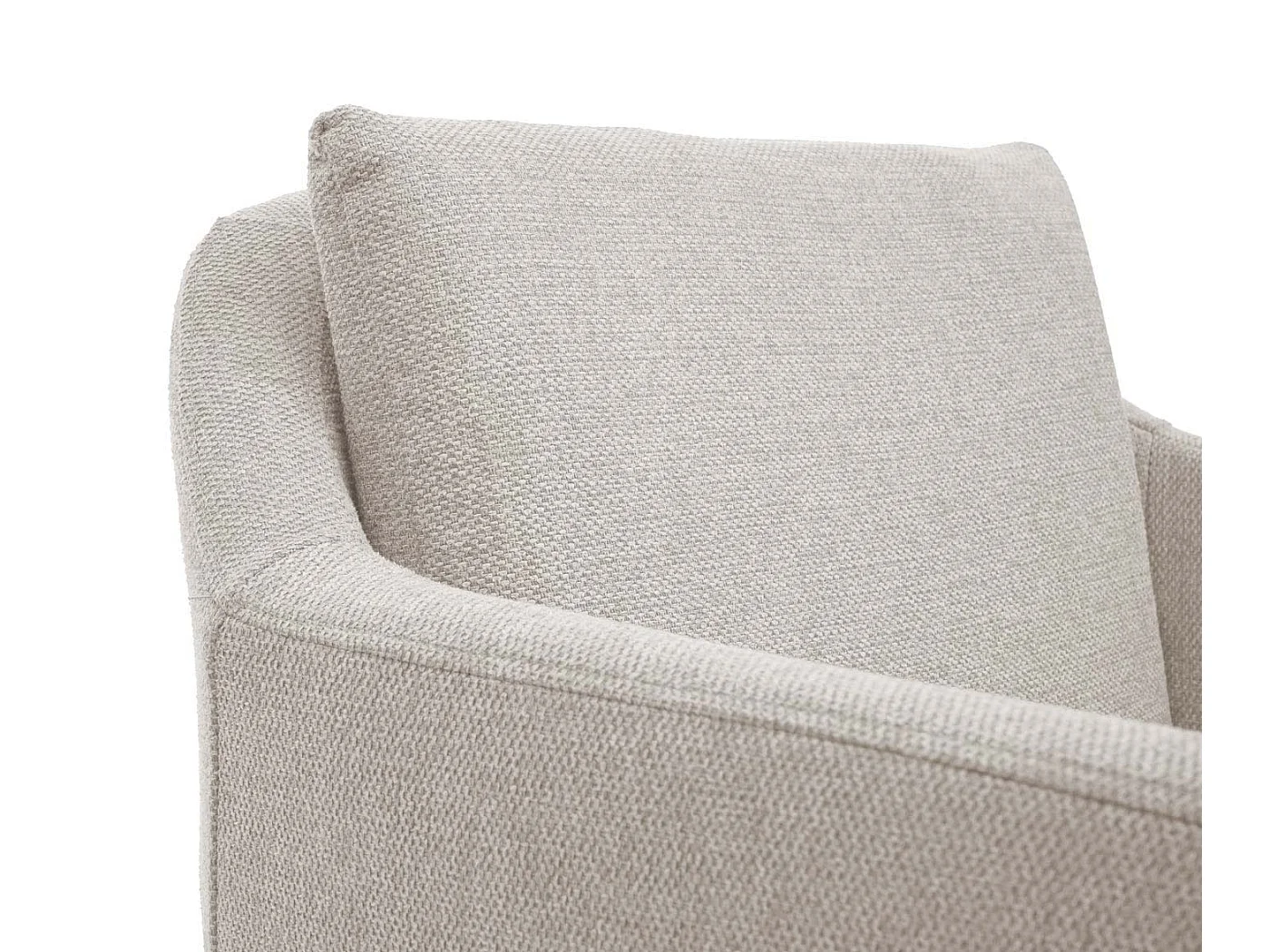 Cadeira de jantar MCW-H93 (conjunto de 6),  tecido/têxtil creme-bege