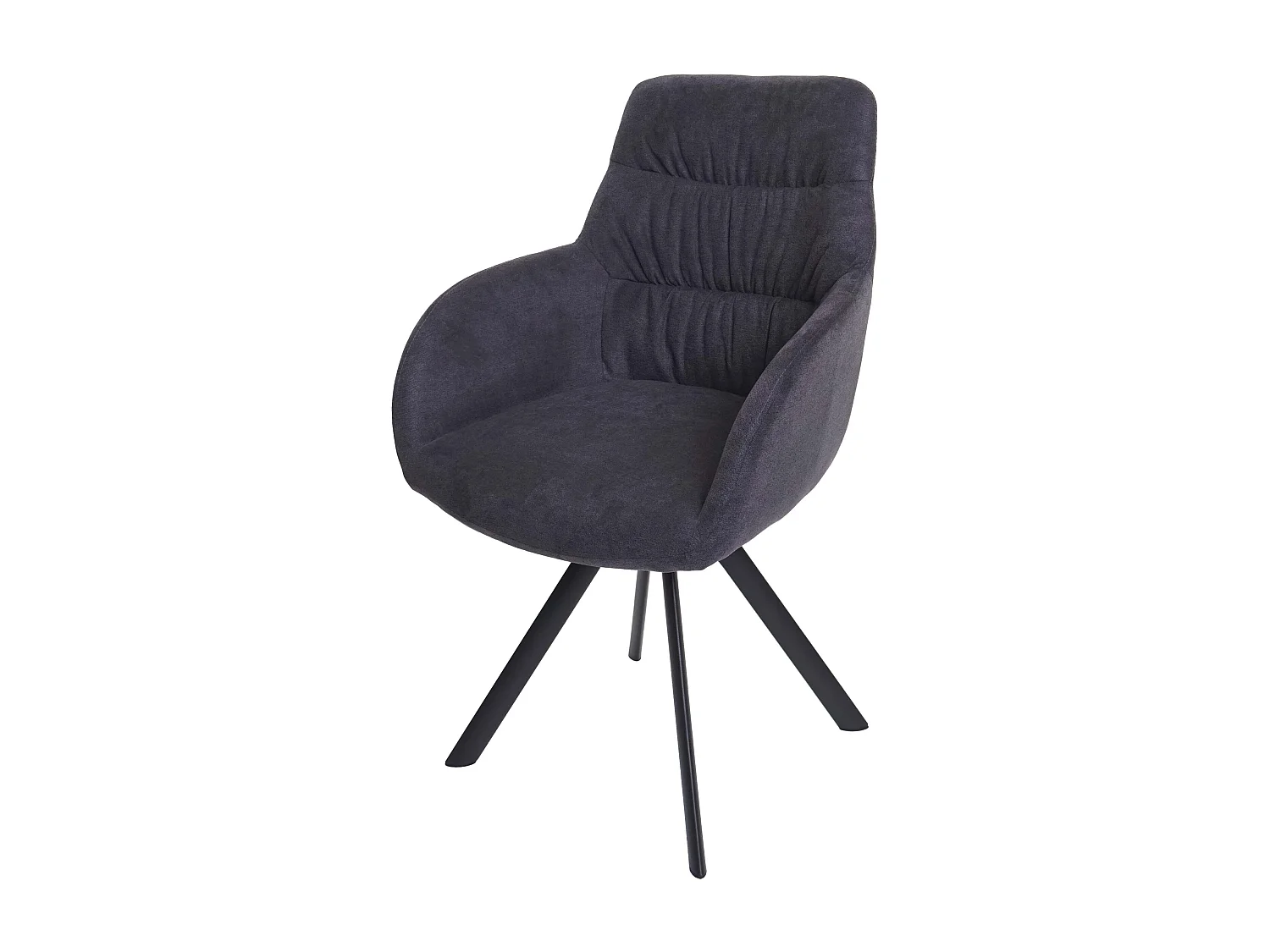 Chaise de salle à manger MCW-J69,  anthracite