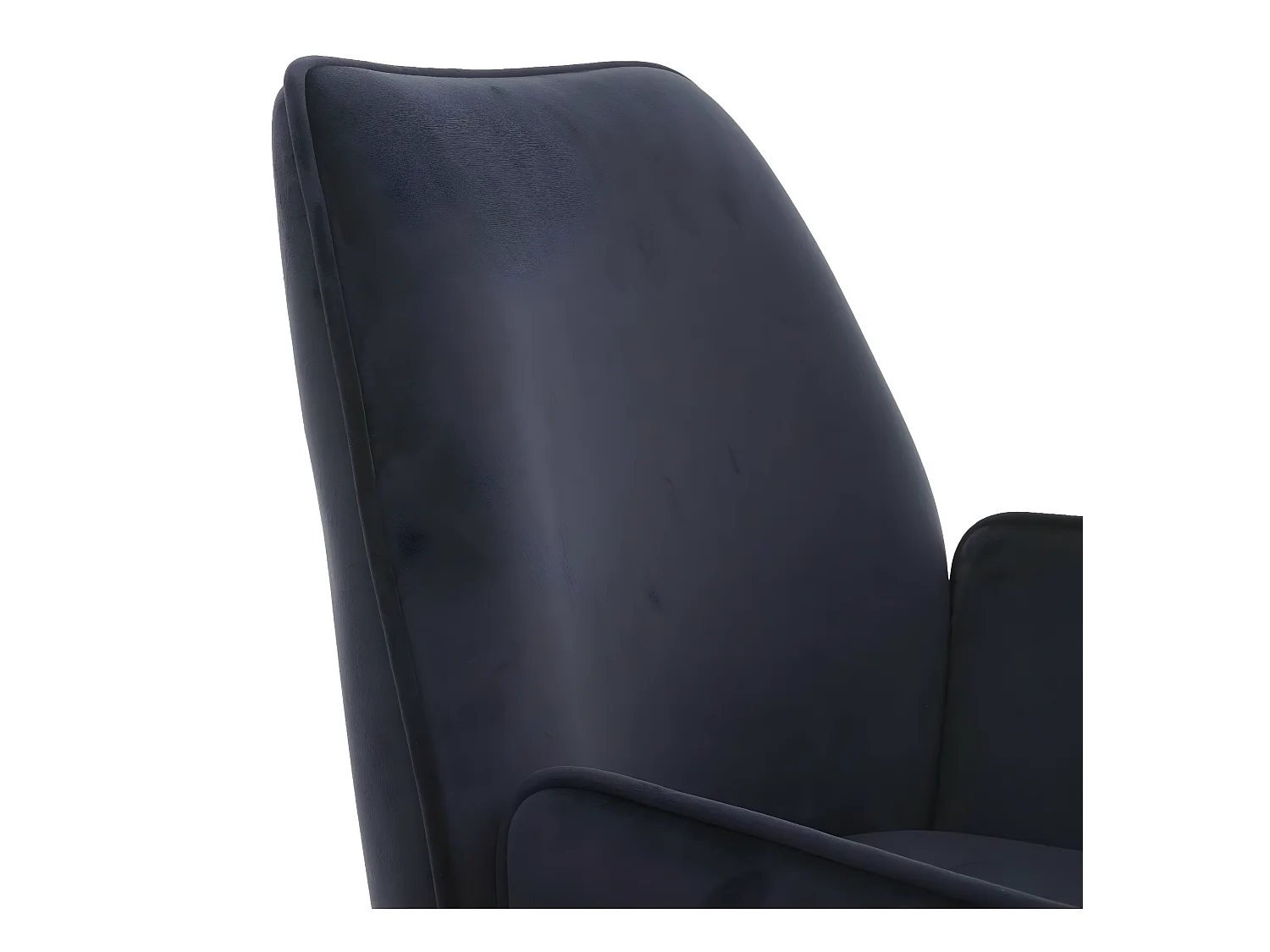 Chaise de salle à manger MCW-G67 (lot de 6),  velours, anthracite-bleu