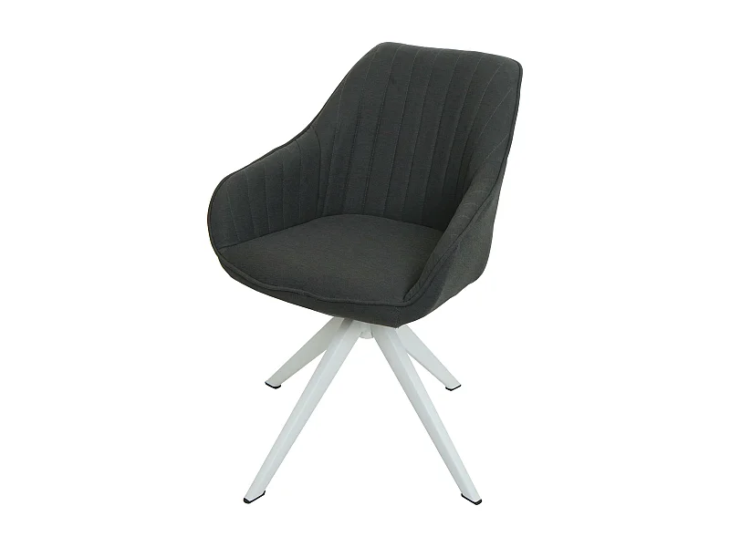 Silla de comedor MCW-K27,  gris oscuro