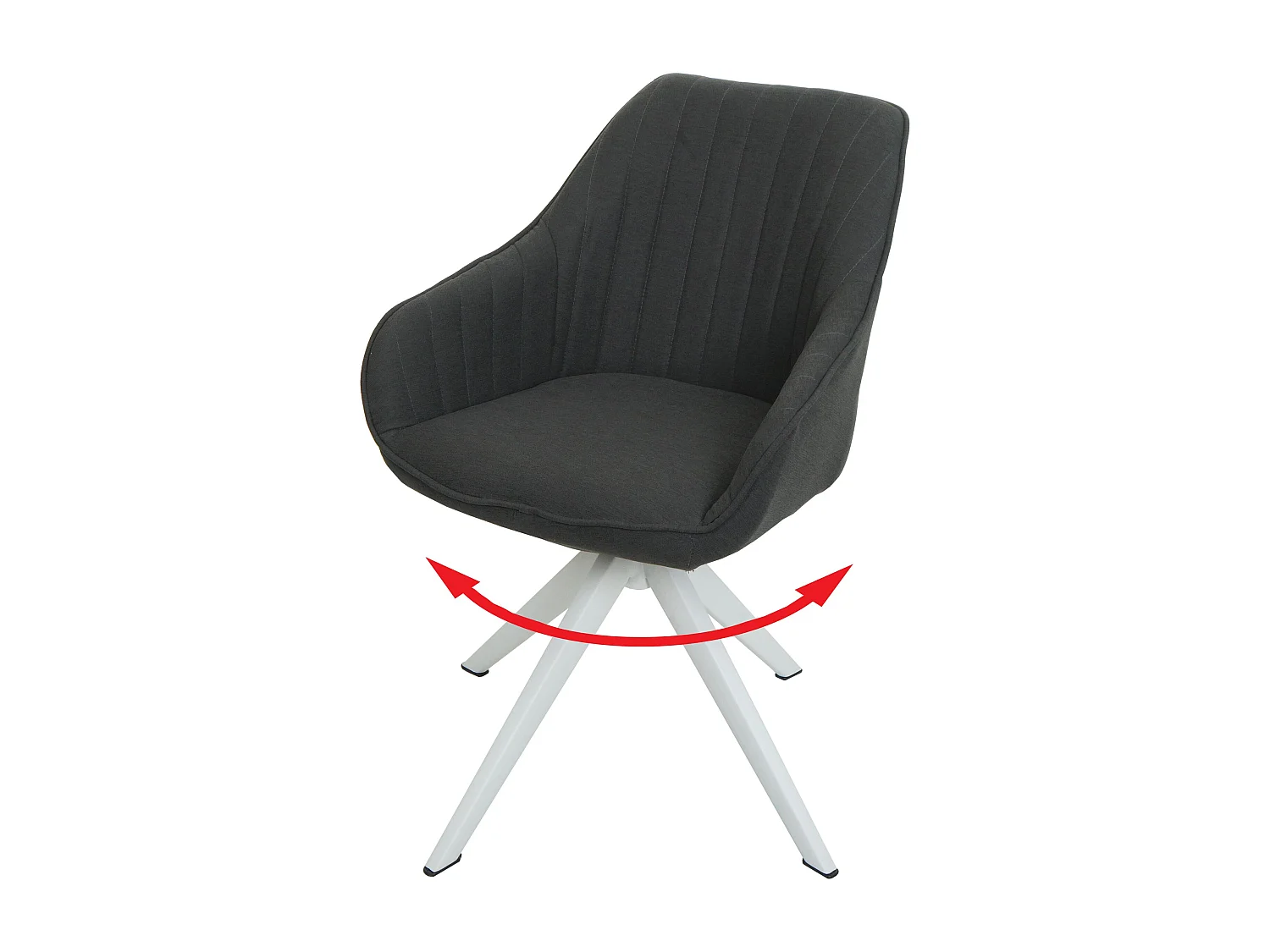 Eetkamerstoel MCW-K27,  donkergrijs