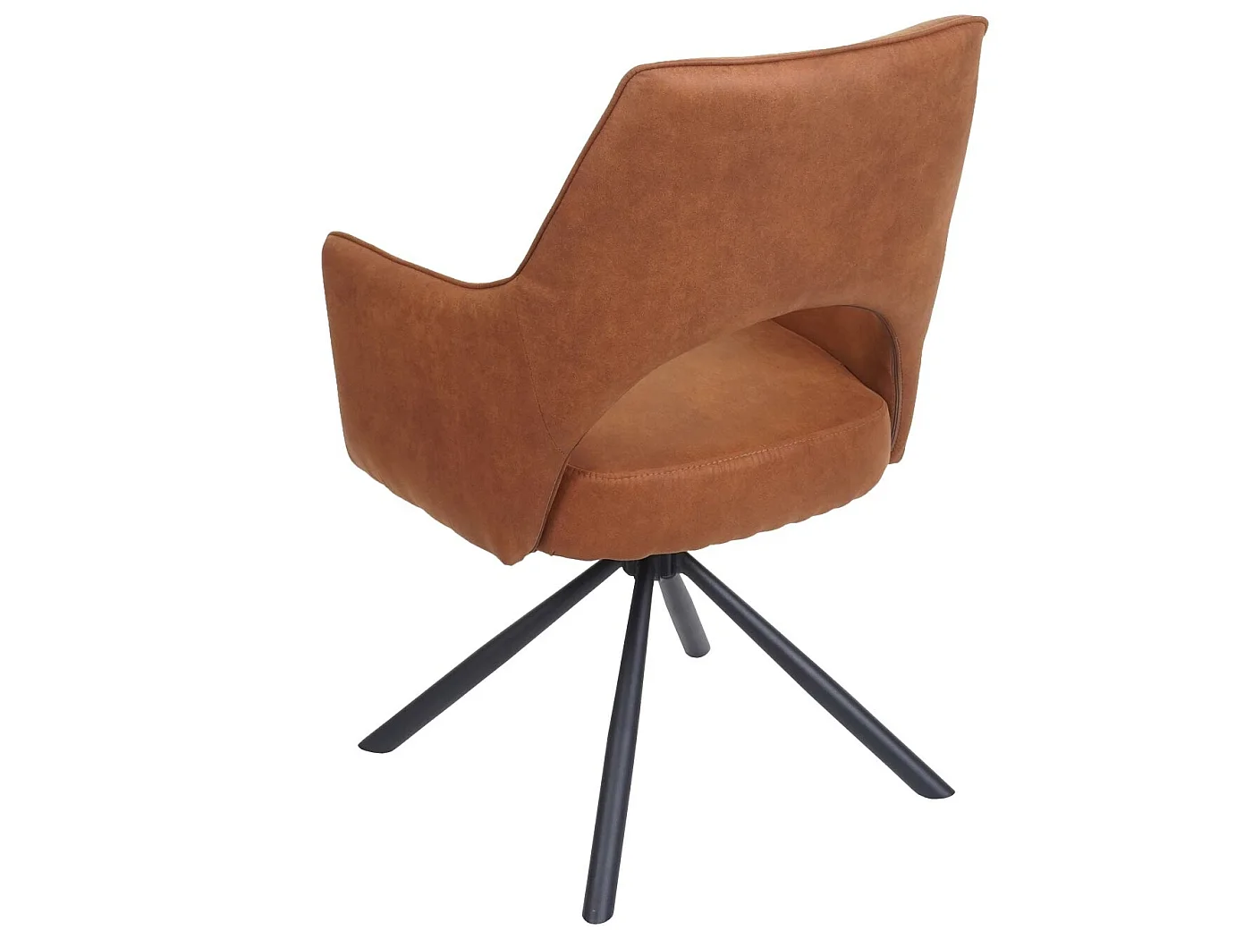 MCW-K30 eetkamerstoel (set van 6),  suède look bruin