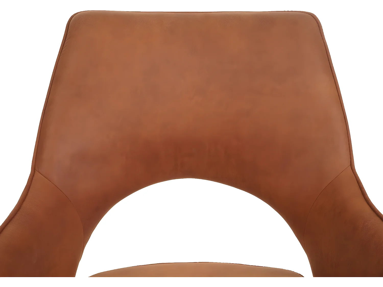 Chaise de salle à manger MCW-K30 (lot de 6),  aspect daim marron