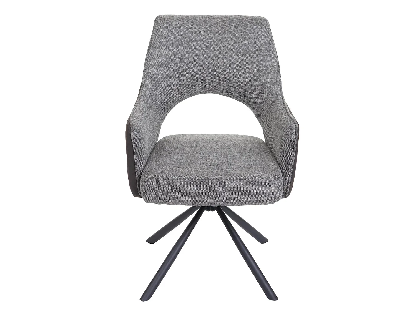Chaise de salle à manger MCW-K3,  gris-gris foncé