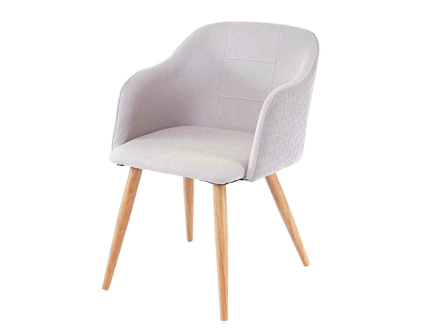 Chaise de salle à manger MCW-D71,  gris clair