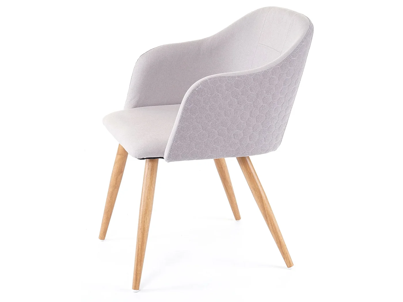 Chaise de salle à manger MCW-D71,  gris clair