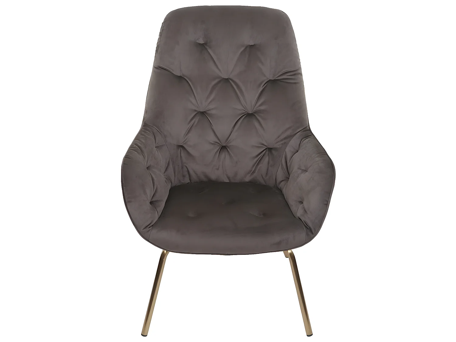 Silla de comedor MCW-K26 (juego de 6),  terciopelo, marrón claro