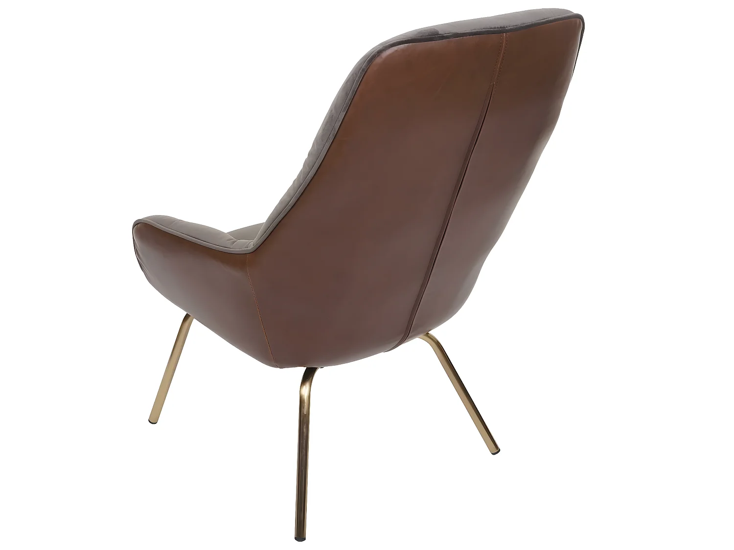 Silla de comedor MCW-K26 (juego de 6),  terciopelo, marrón claro