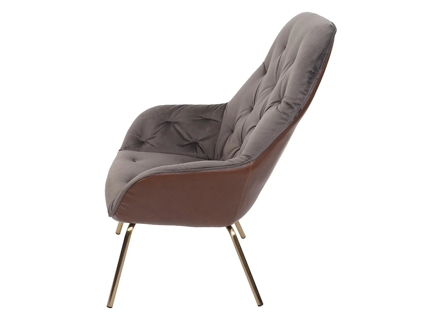 Chaise de salle à manger MCW-K26 (lot de 6),  velours, marron clair
