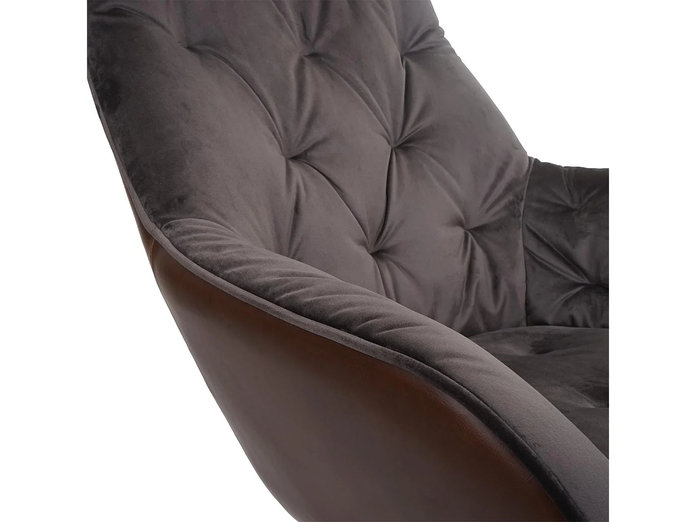 Chaise de salle à manger MCW-K26 (lot de 6),  velours, marron clair
